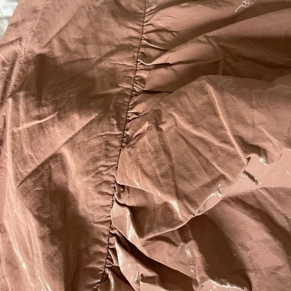 Revolve h:ours Brienne  pink ruched zip mini skirt - Picture 9 of 11